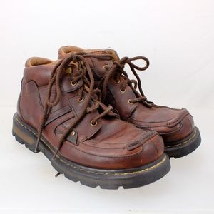 Dr. Martens Brown Leather Lace Up Ankle Boots